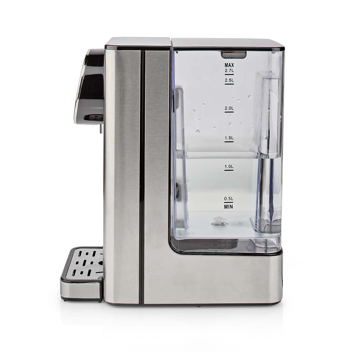 Nedis Instant Hot Water Dispenser, 2600W, 2.7L Tank with Fast Boil, Variable Dispense, Adjustable Temperature, Boil Dry & Overheat Protection