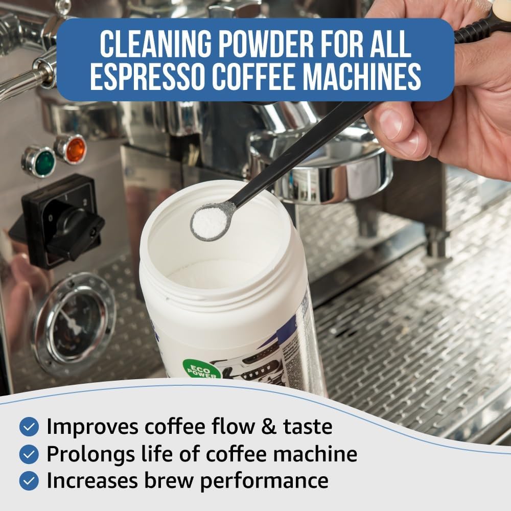 Caffenu | Coffee Machine Cleaner Powder | 900g | Essential part of your Barista Accessories | Espresso Machine Cleaner | Use on your Commercial Machine | Complete the Barista Kit