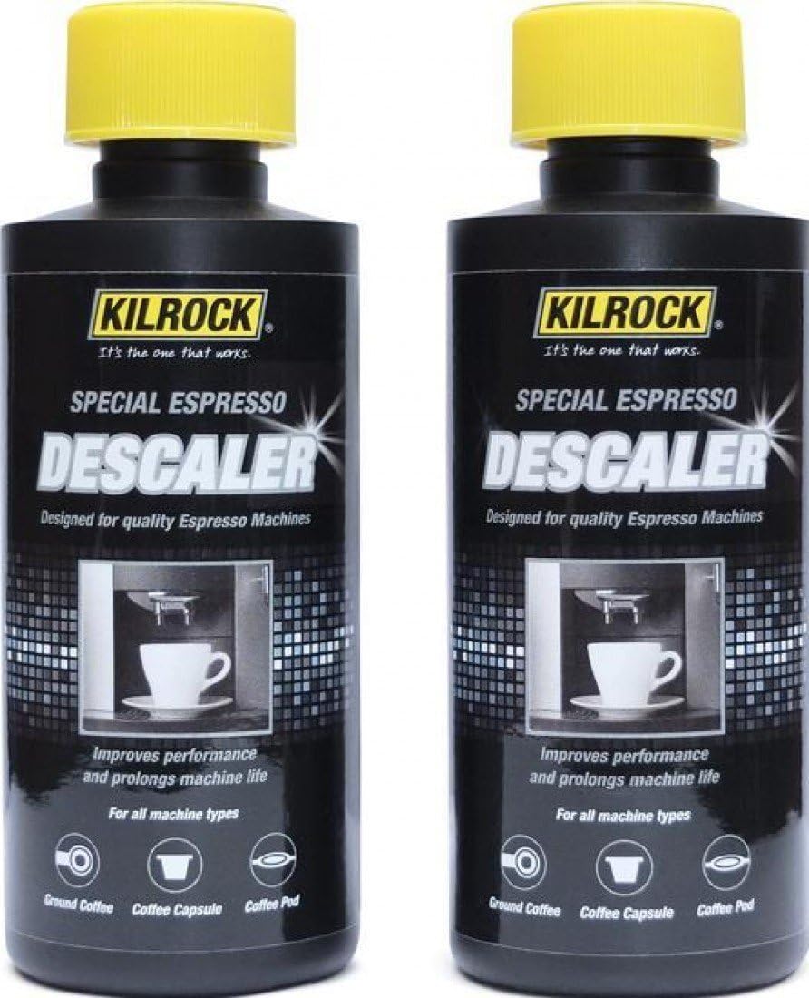 Kilrock Service Pro Coffee Machine Descaler & Cleaner 2 x 150ml