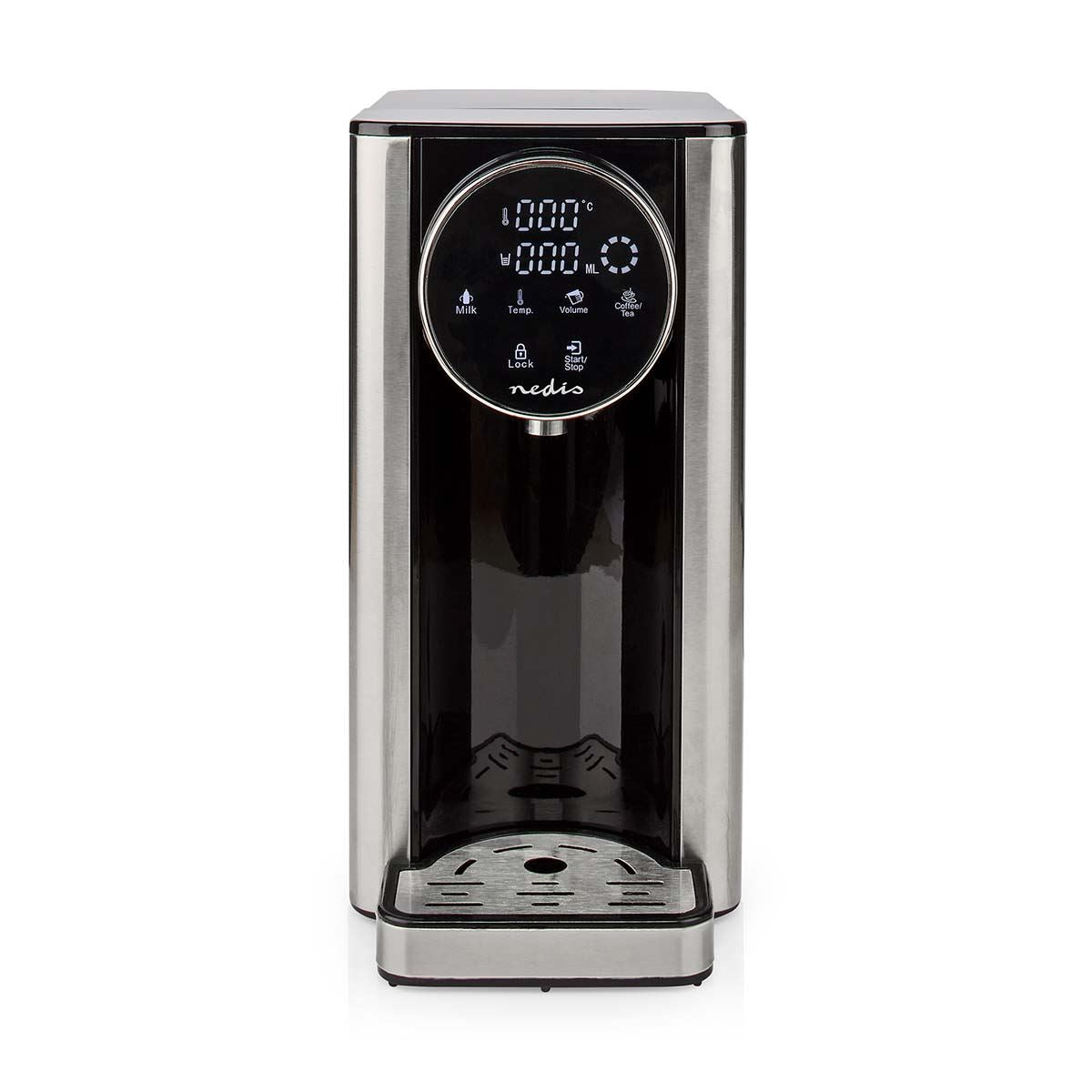 Nedis Instant Hot Water Dispenser, 2600W, 2.7L Tank with Fast Boil, Variable Dispense, Adjustable Temperature, Boil Dry & Overheat Protection