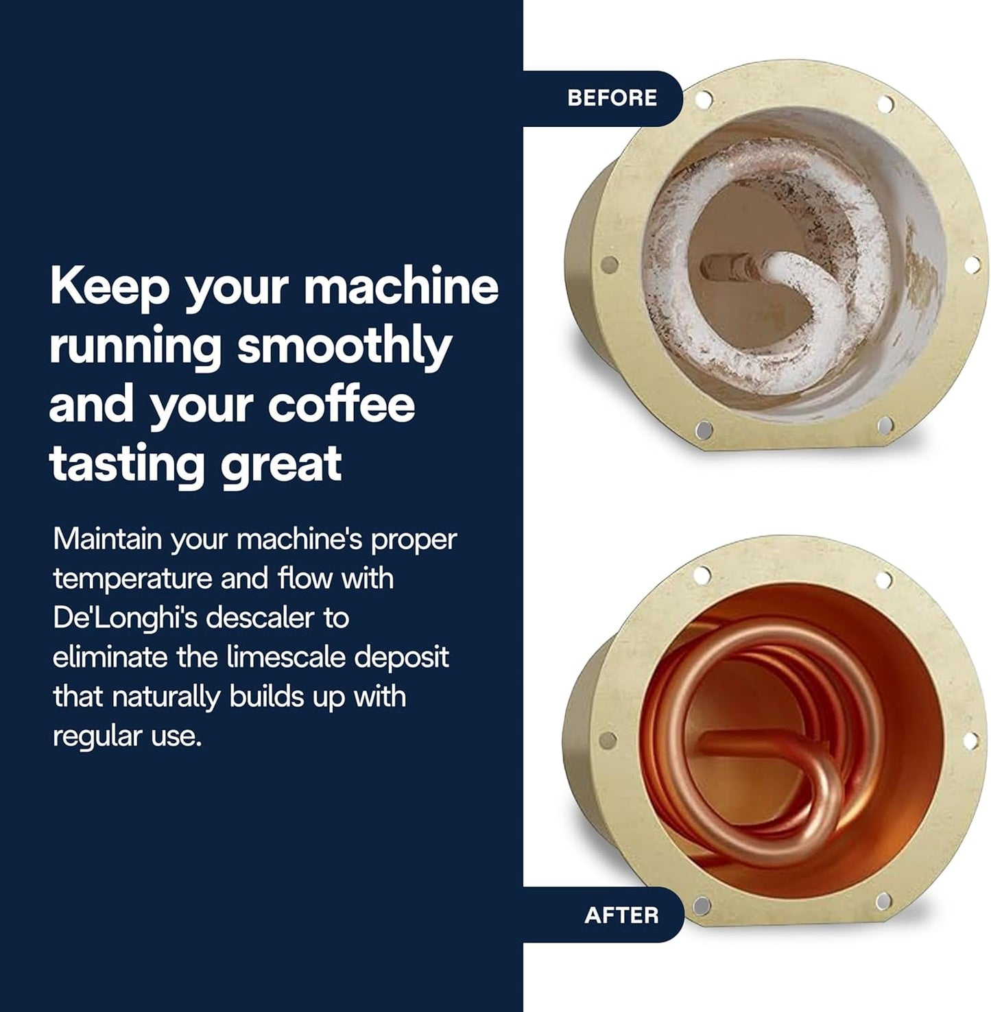 DELONGHI EcoDecalk Descaler Coffee Machine DLSC500 Bottle 500ml