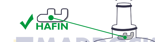 Compatible WF04 Refrigerator Water Filter 2 Lug Fitting Type for Samsung Aqua Pure Plus