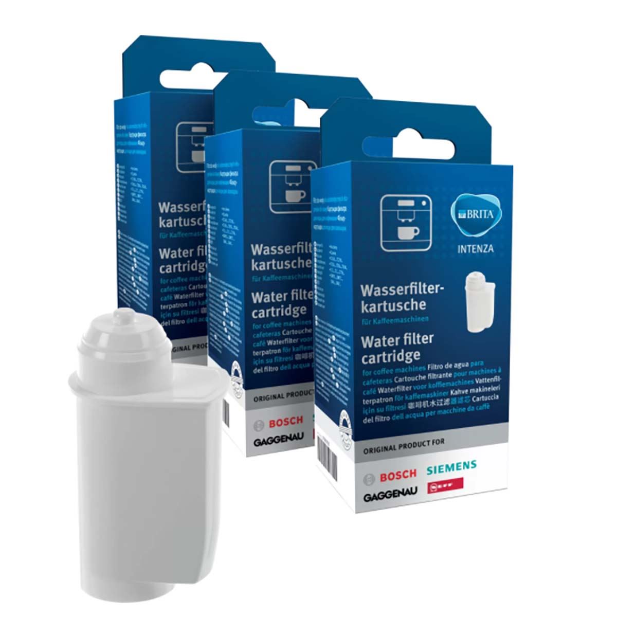 3x Bosch Siemens TZ70003, TCZ7003 Intenza series Brita Water Filter 00576335