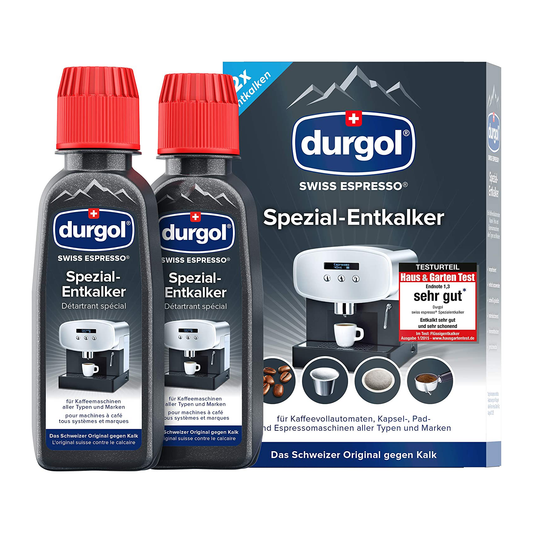 Durgol Swiss Espresso Coffee Machine Descaler (2 x 125ml)