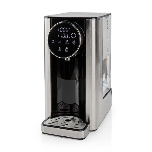 Nedis Instant Hot Water Dispenser, 2600W, 2.7L Tank with Fast Boil, Variable Dispense, Adjustable Temperature, Boil Dry & Overheat Protection with 4x Filters