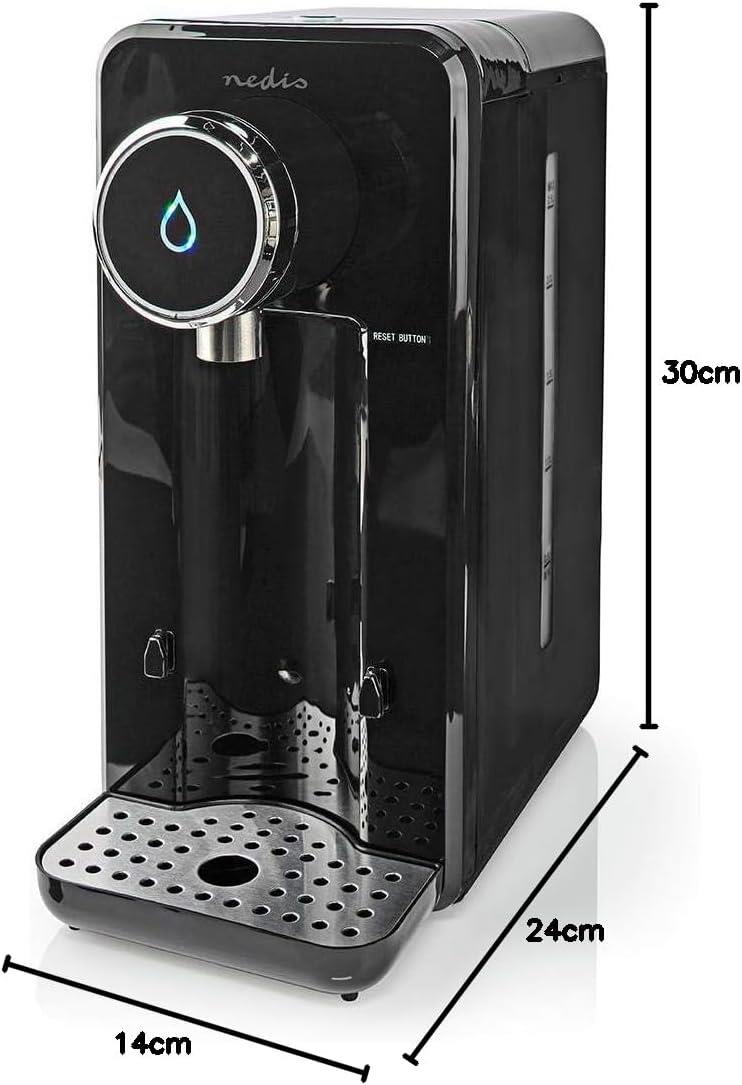 Nedis Hot Water Dispenser Machine 2.5L with One Button Operation with 4x Limescale Filters - Black