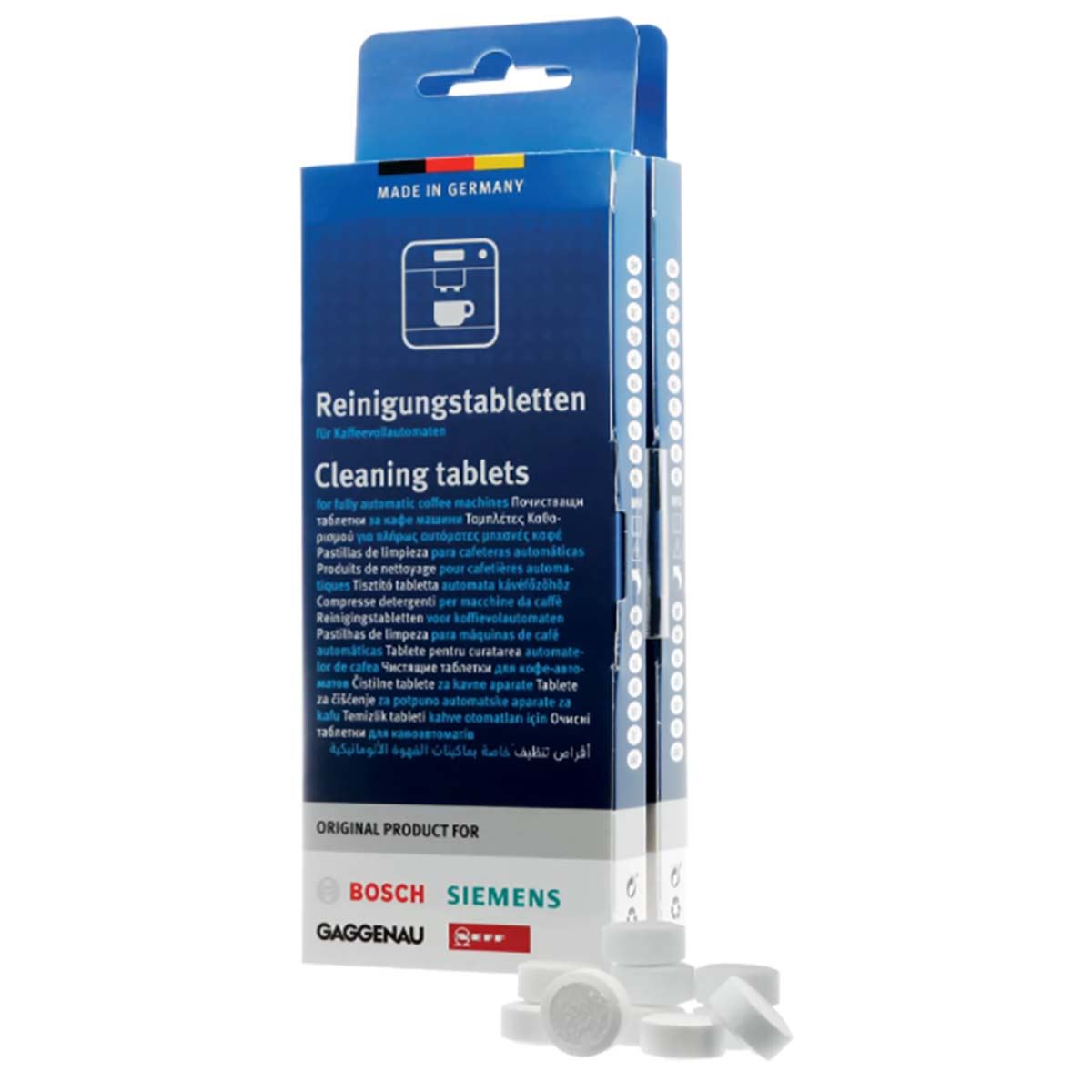 20 x Bosch 00311979 00312295 Cleaning Tablets for Bosch Siemens Neff Gaggenau Espresso Coffee Machines and Kettles