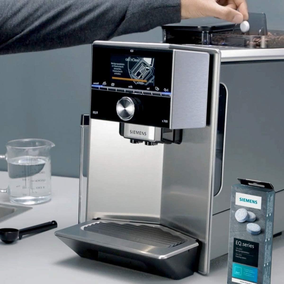 Siemens EQ. Series TZ80001A  2-in-1 Cleaning Tablets Pack of 10 for All Coffee Machines and Built-in & Fully Automatic