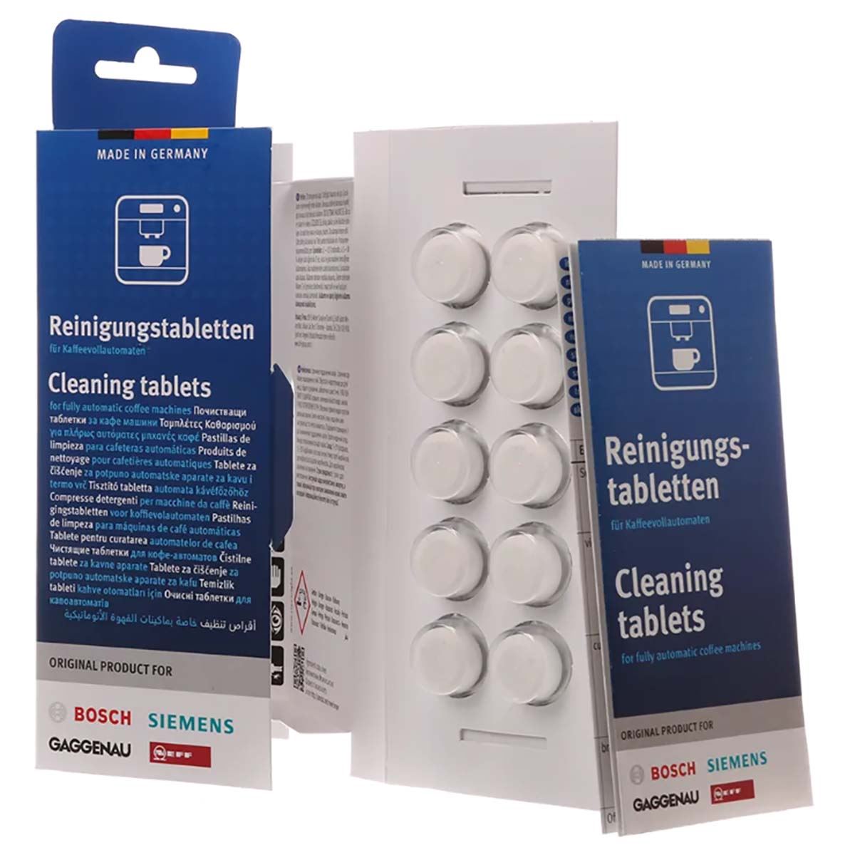 Bosch 00311979 00312295 Cleaning Tablets for Bosch Siemens Neff Gaggenau Espresso Coffee Machines and Kettles