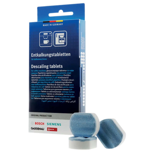 Bosch 3-Piece Descaling Tablets for All Vero Series Coffee Machines, Polyrattan Siemens EQ