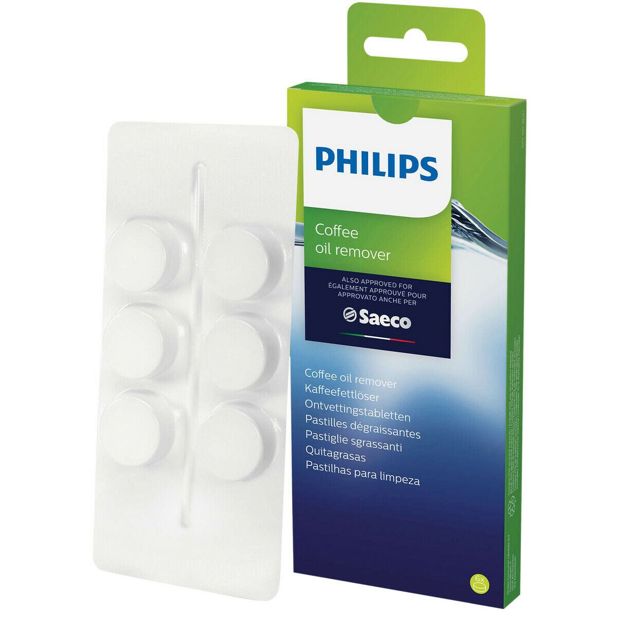 Philips Saeco Descaler & Cleaning Kit for Grind & Brew / Senseo Coffee Machines CA6704/10 CA6700/22