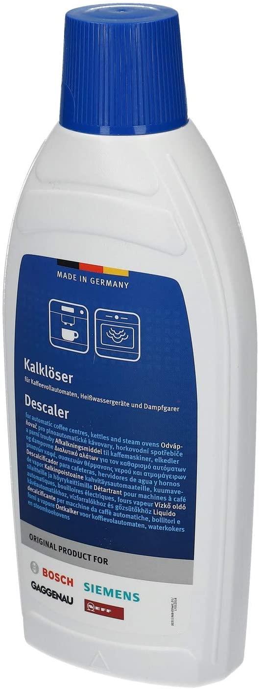 Bosch 311968 311680 Descaler Liquid for Coffee Machine Kettle Steam Oven 500ml